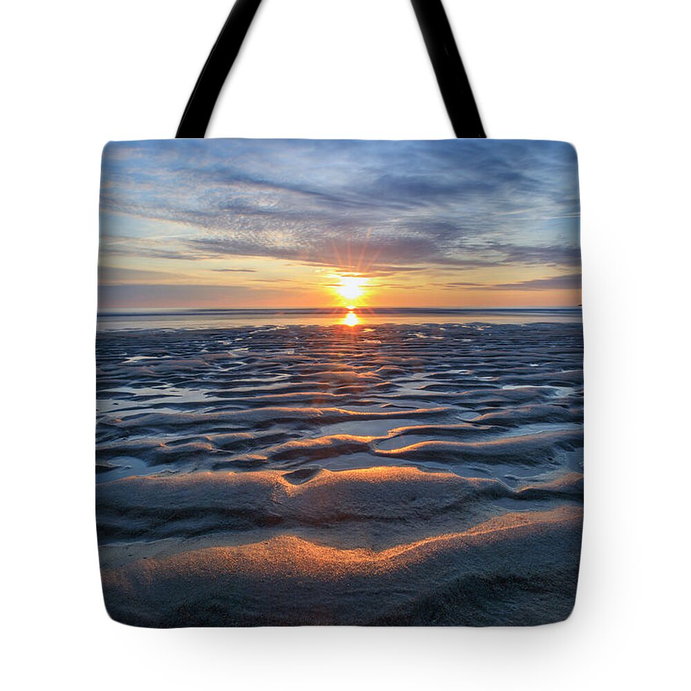 Sand Tote Bag featuring the photograph Rippled by Rob Davies