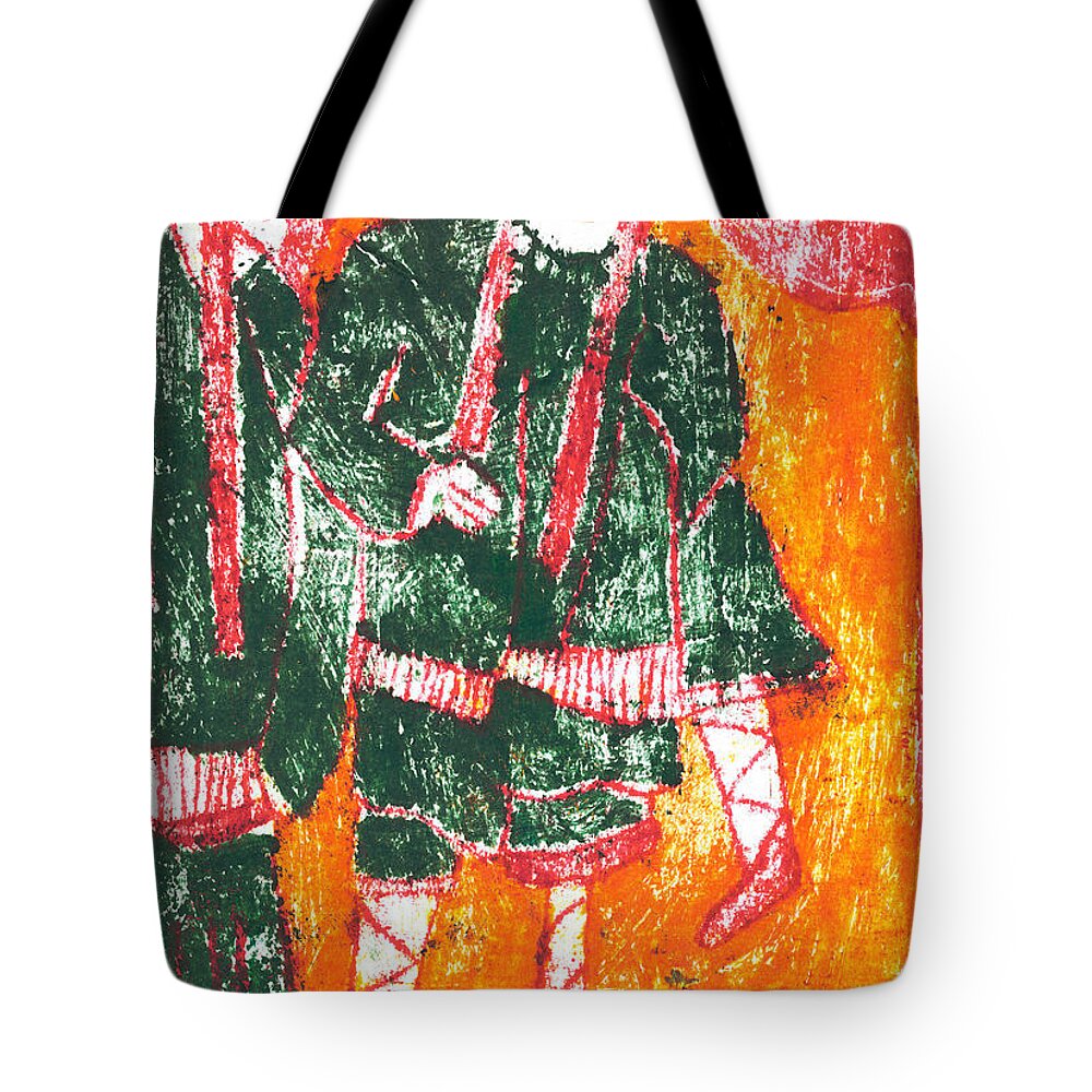 Stravinksy Tote Bag featuring the painting Rite of Spring 12 by Edgeworth Johnstone