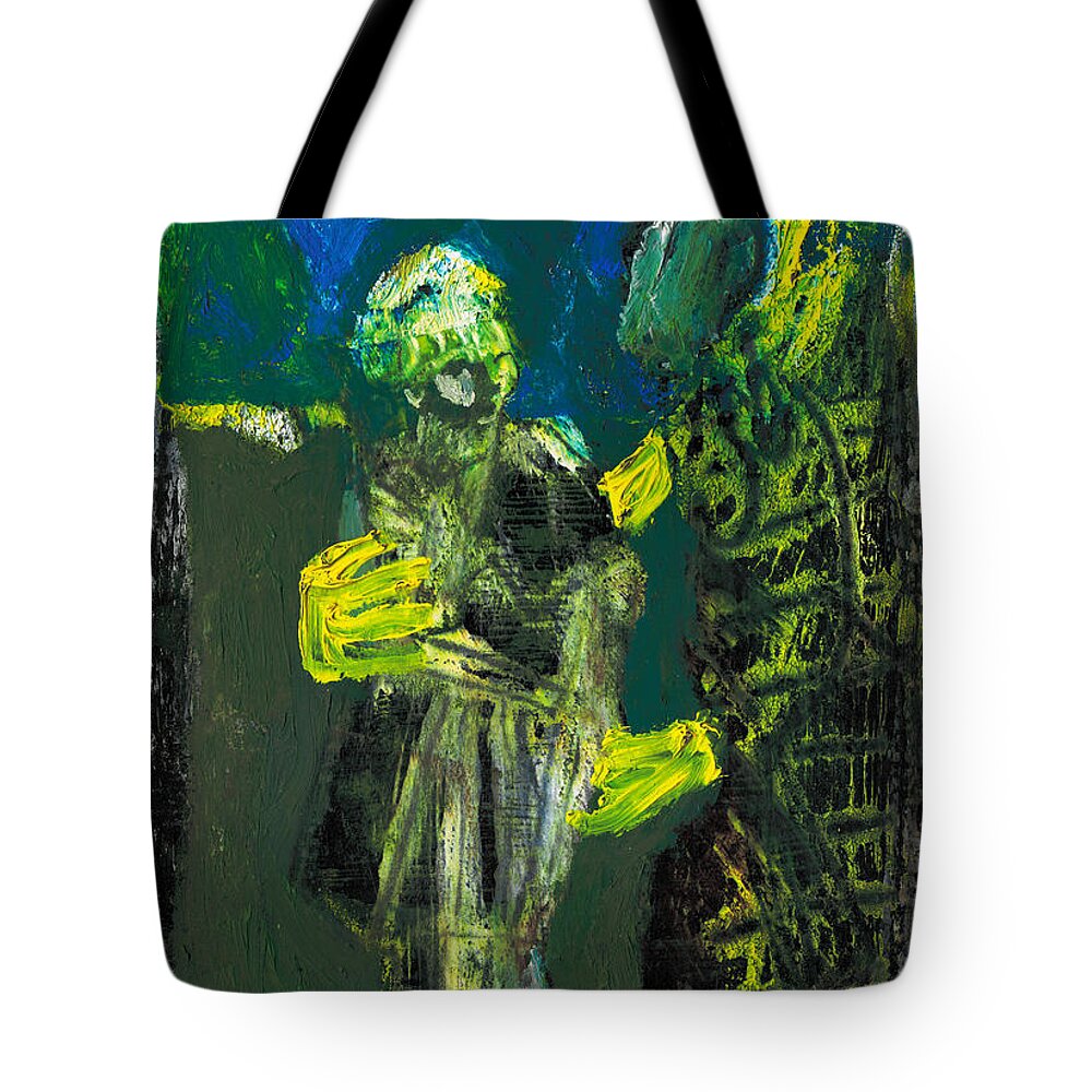Stravinksy Tote Bag featuring the painting Rite of Spring 13 by Edgeworth Johnstone