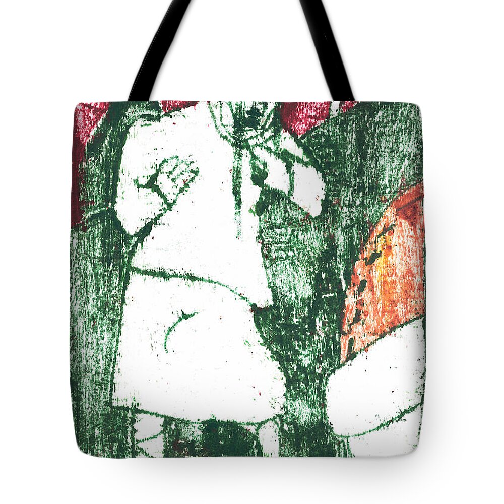 Stravinksy Tote Bag featuring the painting Rite of Spring 31 by Edgeworth Johnstone