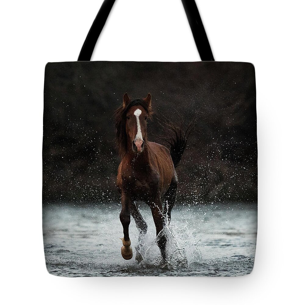 Action Tote Bag featuring the photograph River Run 2 by Shannon Hastings