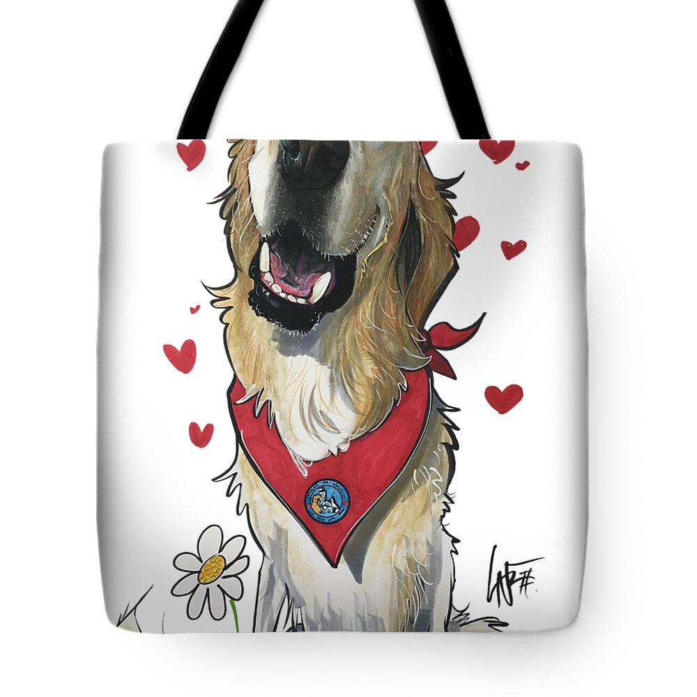 Roberts 4155 Tote Bag featuring the drawing Roberts 4155 by John LaFree