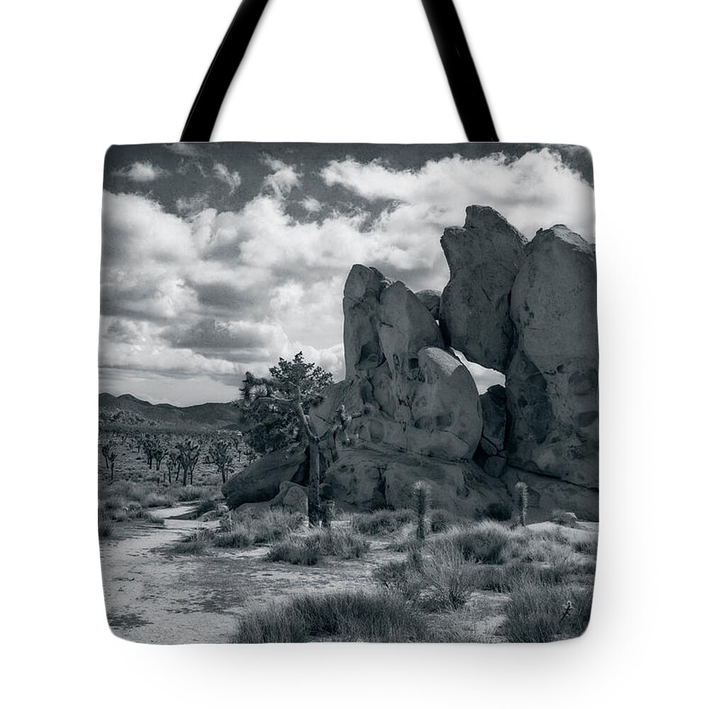 Joshua Tree National Park Tote Bag featuring the photograph Rock Formation by Sandra Selle Rodriguez