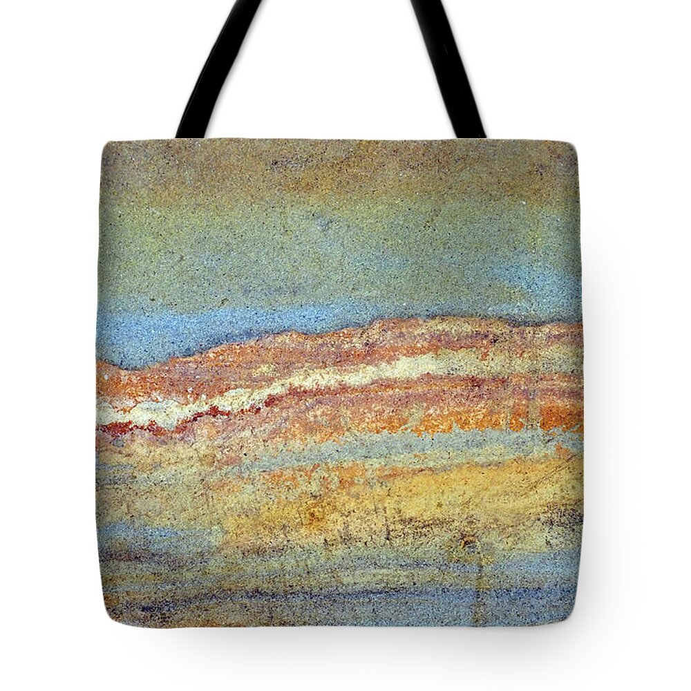 Duane Mccullough Tote Bag featuring the photograph Rock Stain Abstract 3 by Duane McCullough