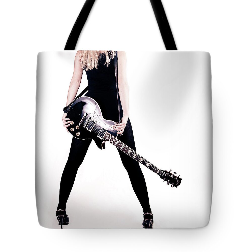 People Tote Bag featuring the photograph Rockstar Girl by Martin Strattner
