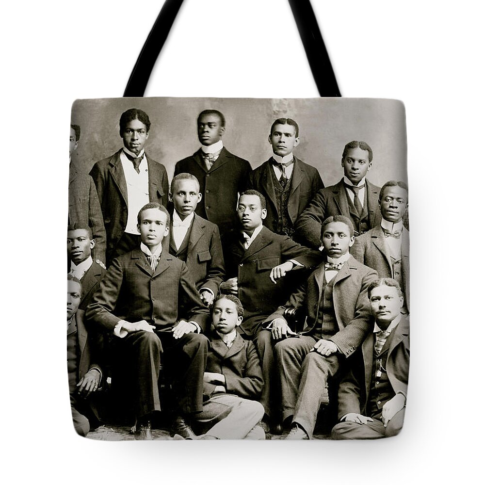 Negroes Tote Bag featuring the painting Roger Williams University--Nashville, Tenn.--Academic Class by Unknown
