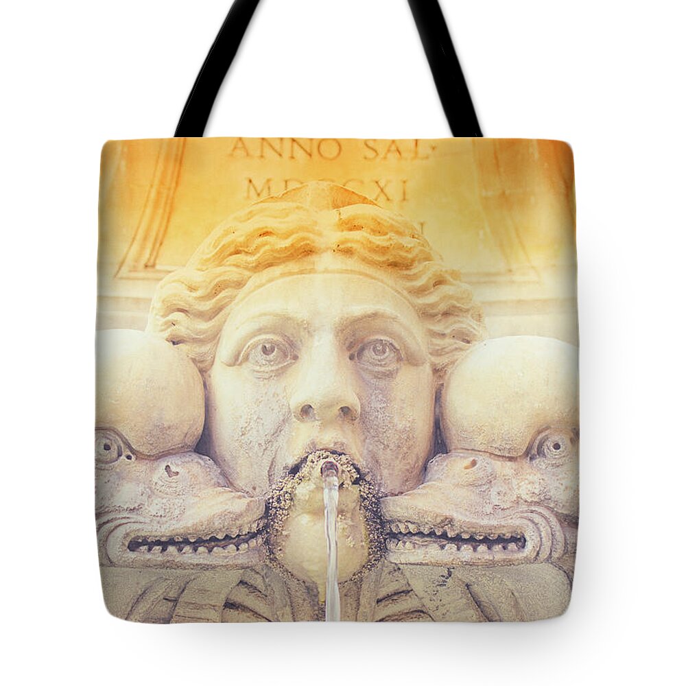 Fountains Tote Bag featuring the photograph Rome 5 by Becqi Sherman