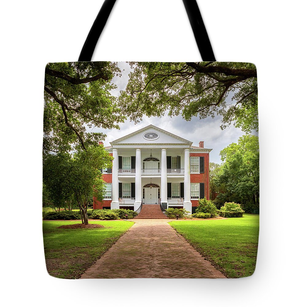 Rosalie Tote Bag featuring the photograph Rosalie - Natchez, Mississippi by Susan Rissi Tregoning