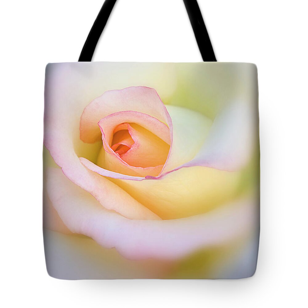 Yellow Tote Bag featuring the photograph Rose by Diane Miller