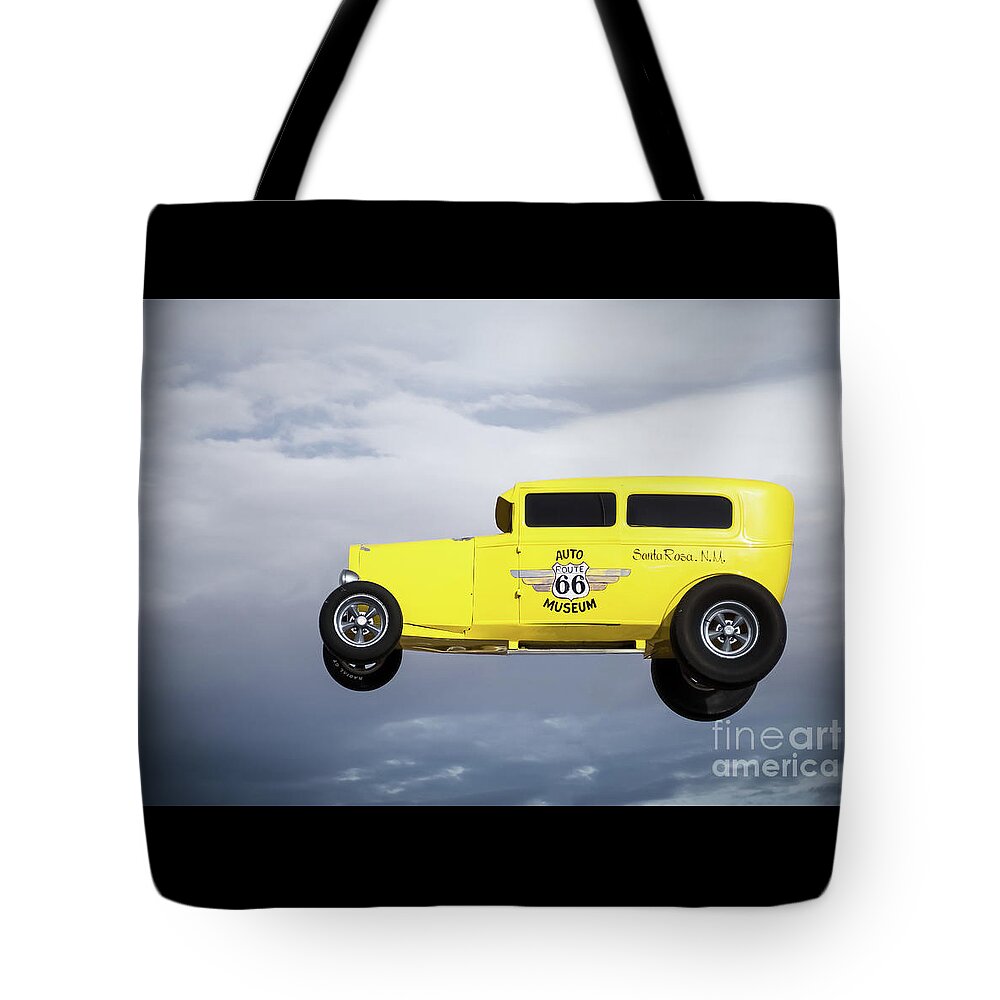 Route 66 Auto Museum Tote Bag featuring the photograph Route 66 Auto Museum by Imagery by Charly