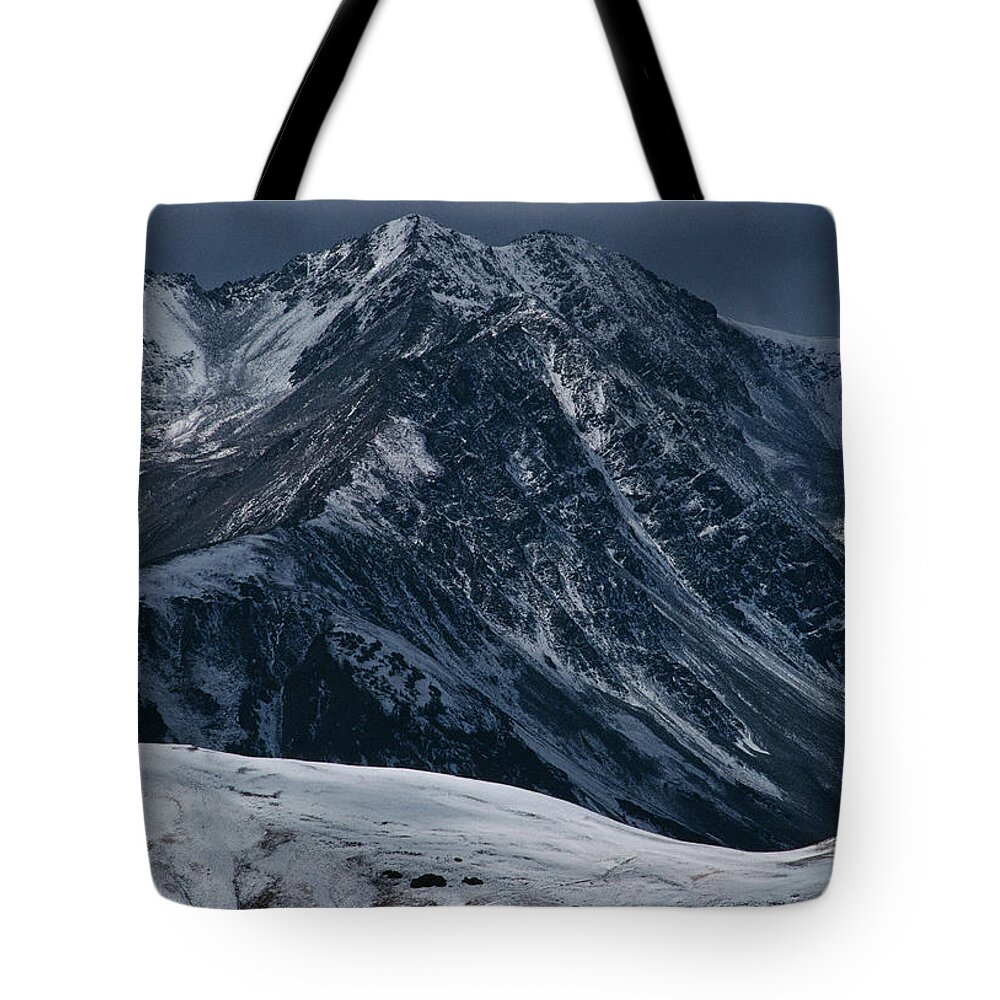 Scenics Tote Bag featuring the photograph Rugged Rocky Mountains by Aluma Images
