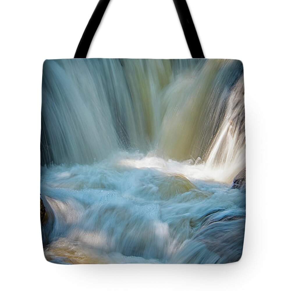 Usa Tote Bag featuring the photograph Sable Falls, Michigan by LeeAnn McLaneGoetz McLaneGoetzStudioLLCcom