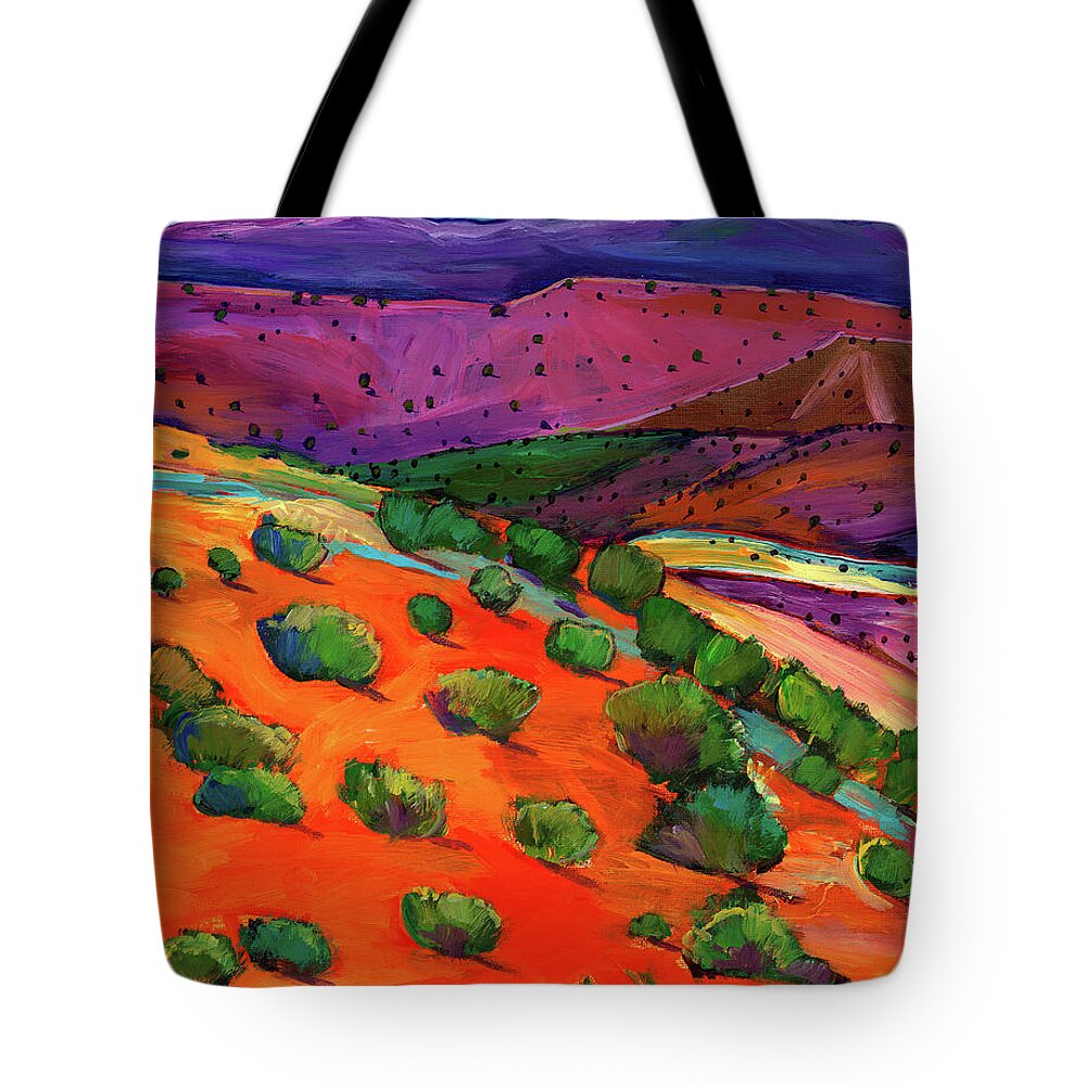 Distance Paintings Tote Bags