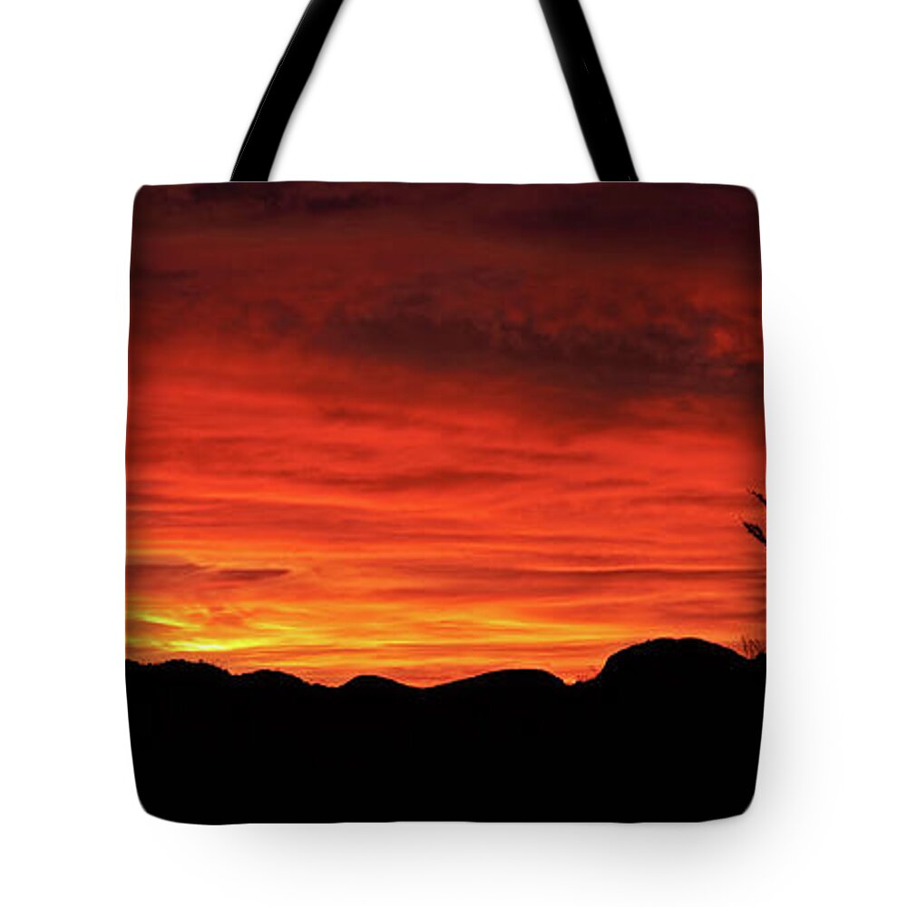 Tom Daniel Tote Bag featuring the photograph Salero Sunset #8 by Tom Daniel