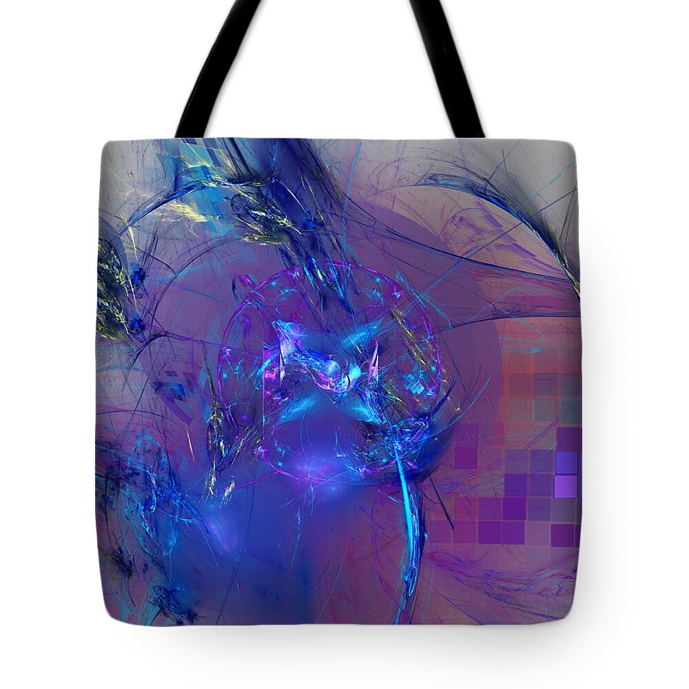 Art Tote Bag featuring the digital art Sanapia by Jeff Iverson