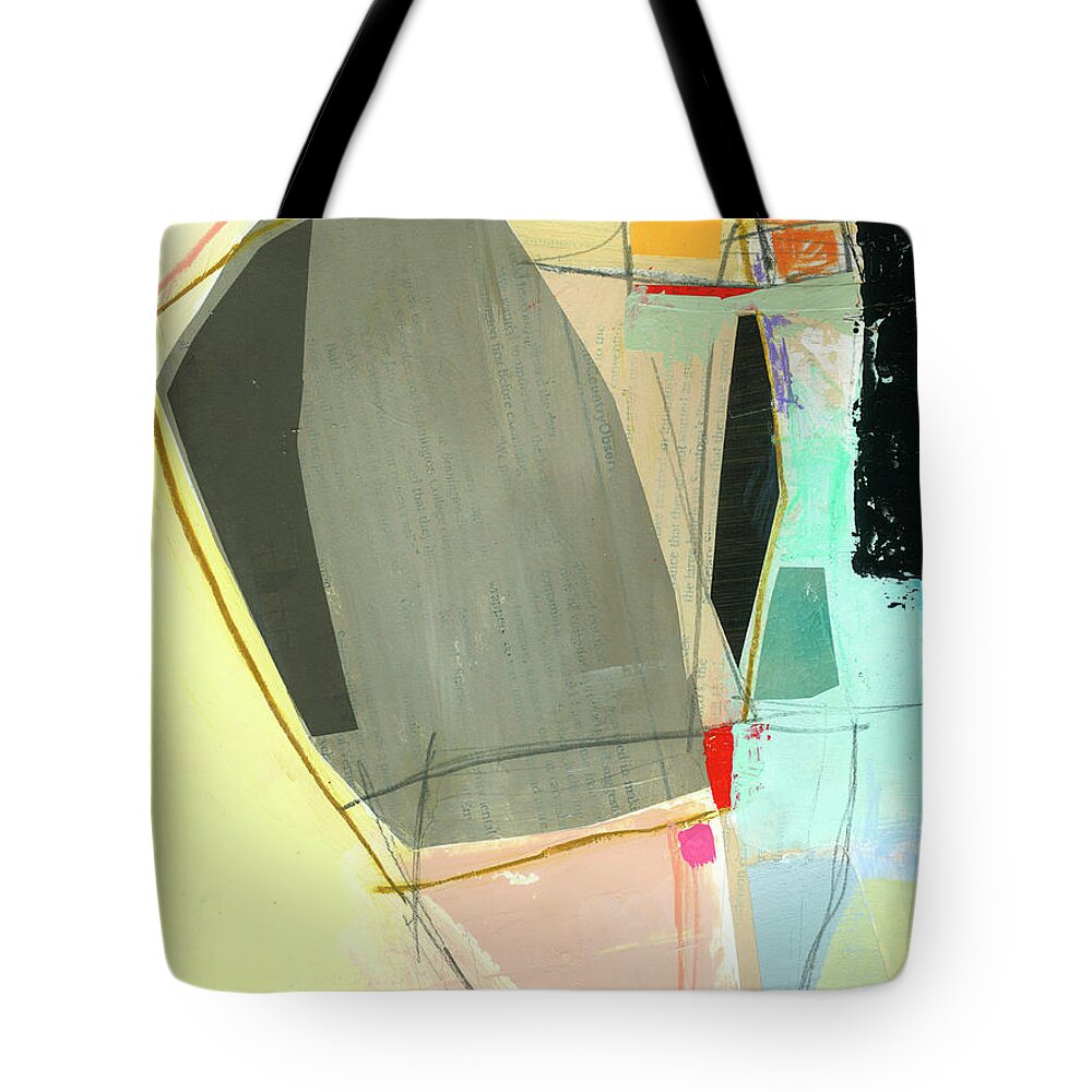 Abstract Art Tote Bag featuring the painting Sandwashed #18 by Jane Davies