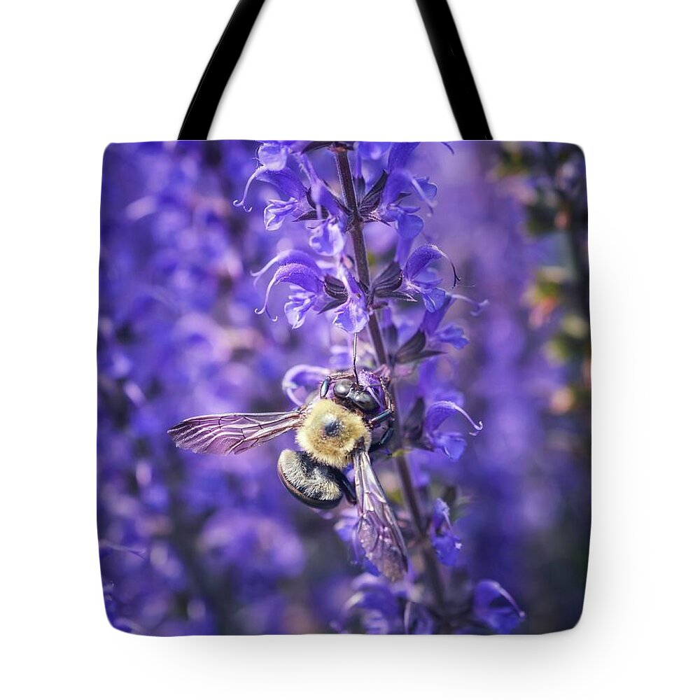 Bumblebee Tote Bag featuring the photograph Save the Bees by Shannon Kelly