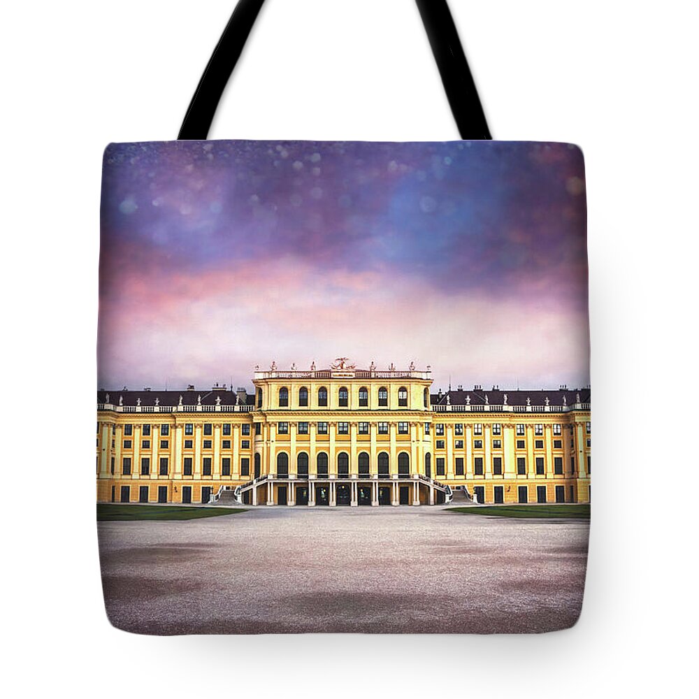 Vienna Tote Bag featuring the photograph Schonbrunn Palace Vienna Austria by Carol Japp