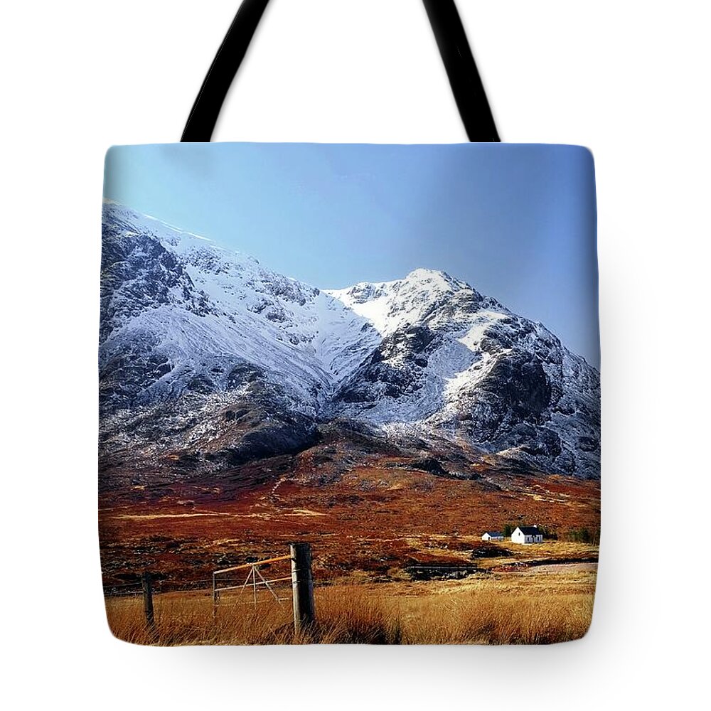 Tranquility Tote Bag featuring the photograph Scottish Highlands by Andrew Lockie