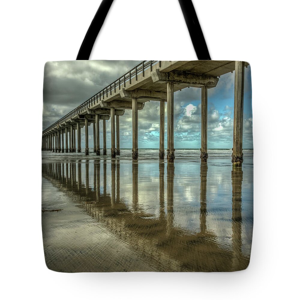 2019 Tote Bag featuring the photograph Scripps Pier La Jolla California by Constance Puttkemery