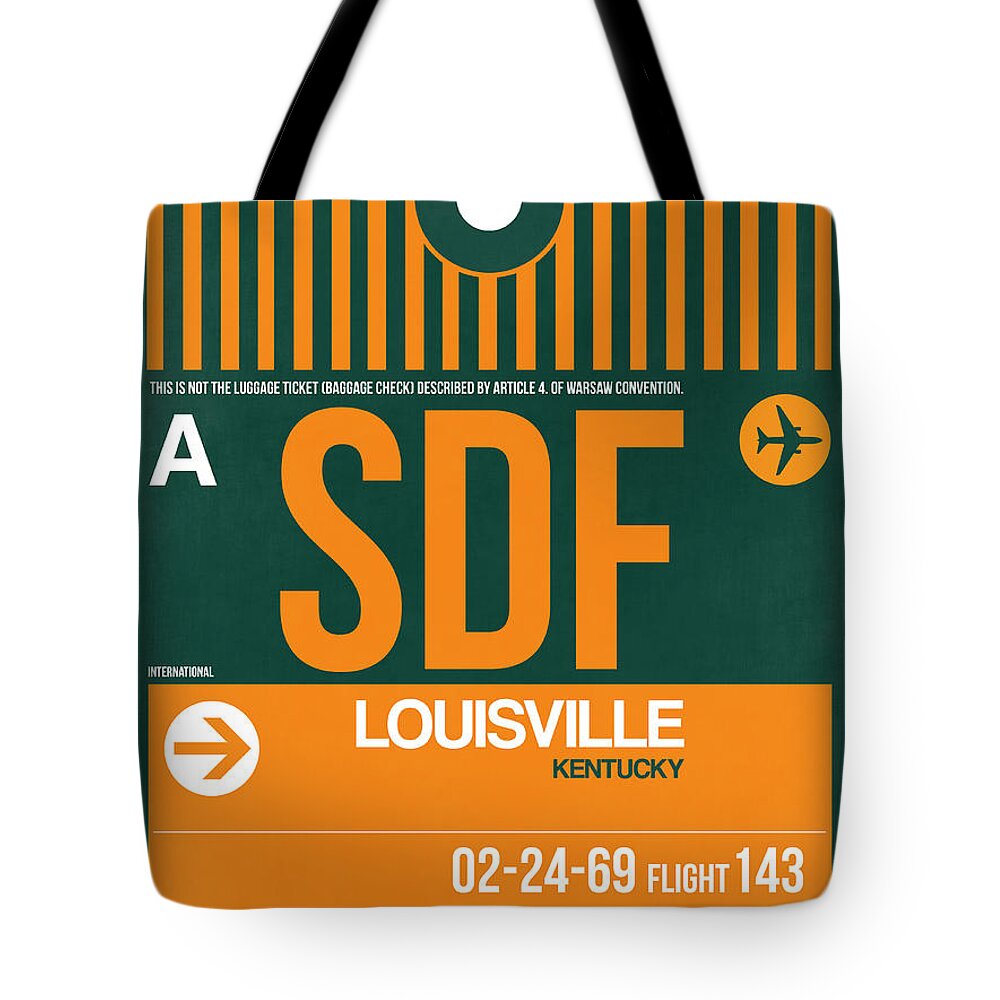 SDF Louisville Luggage Tag II Tote Bag by Naxart Studio - Fine Art