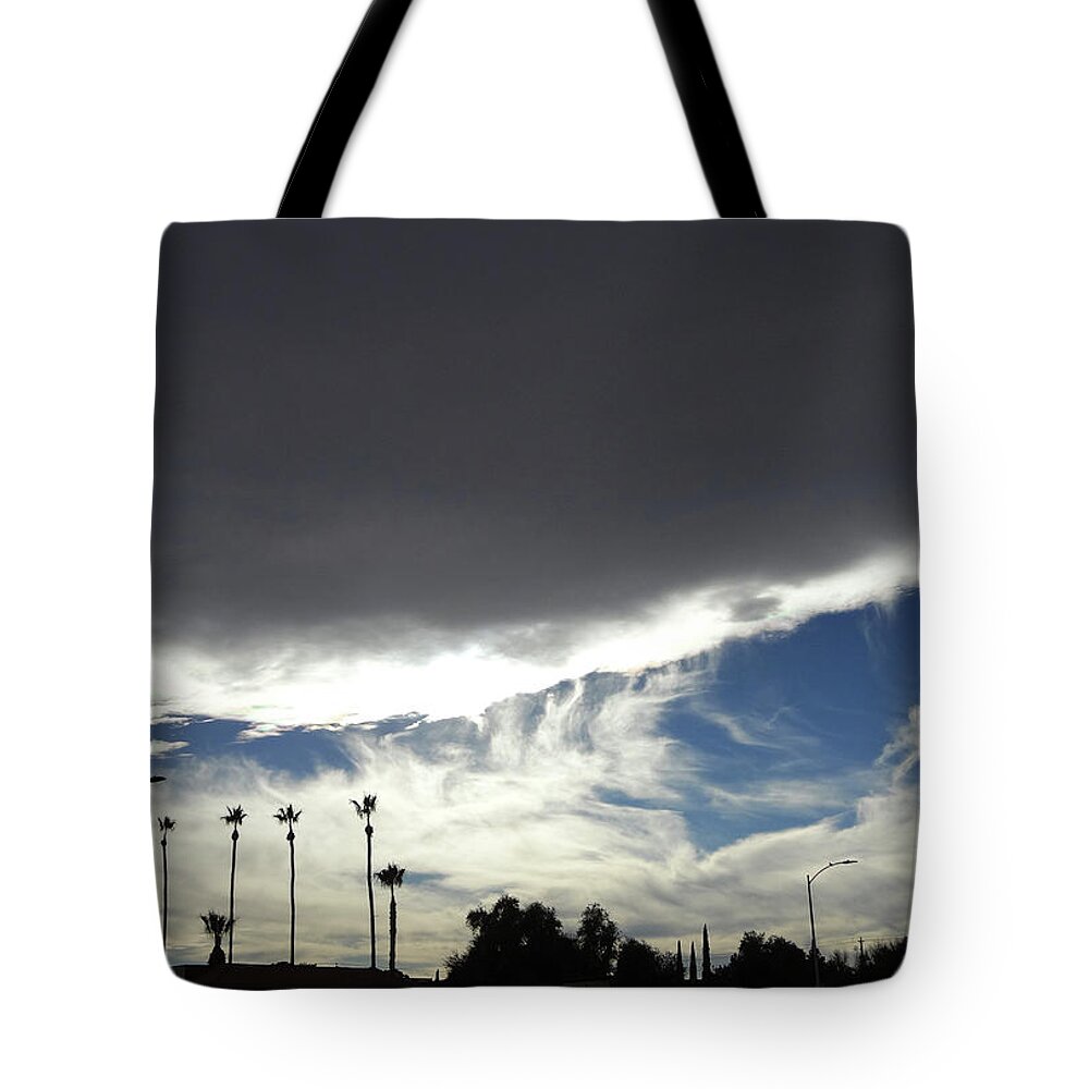 Skies Tote Bag featuring the photograph Sea of Darkness 2 by Bruce IORIO