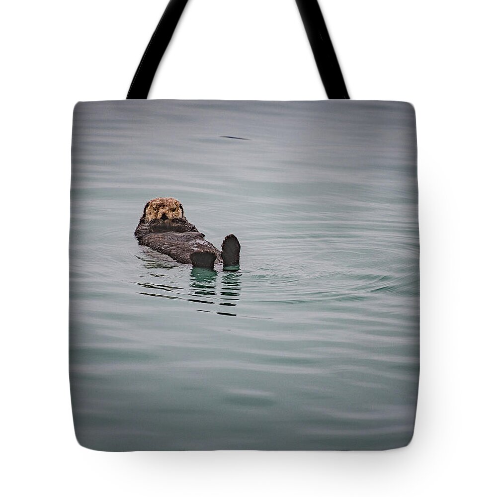 Seward Tote Bag featuring the photograph Sea Otter by David Downs