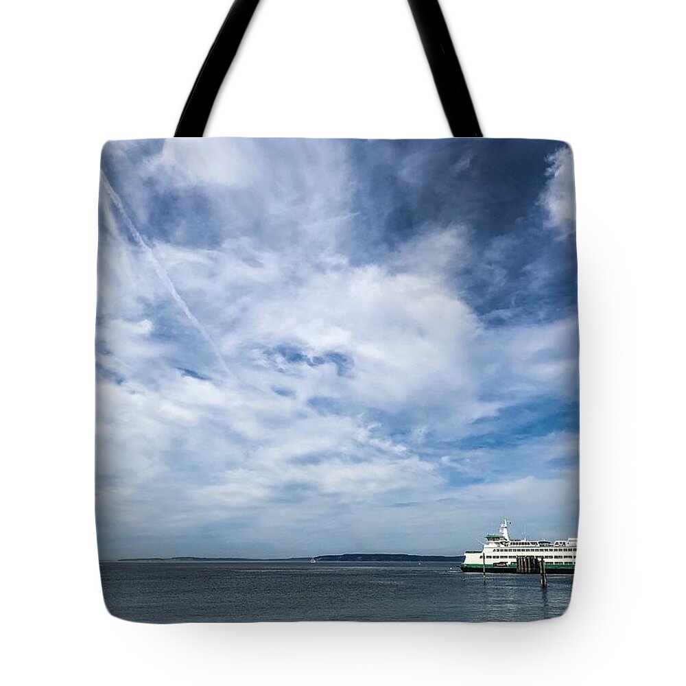 Sea Tote Bag featuring the photograph Sea Road by Anamar Pictures