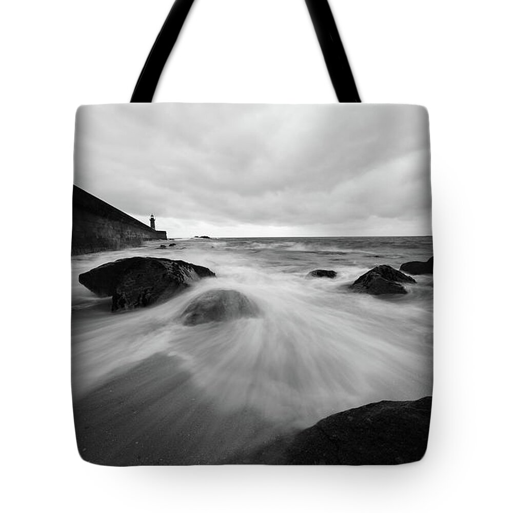Seascape Tote Bag featuring the photograph Seascape by Francislm Photography
