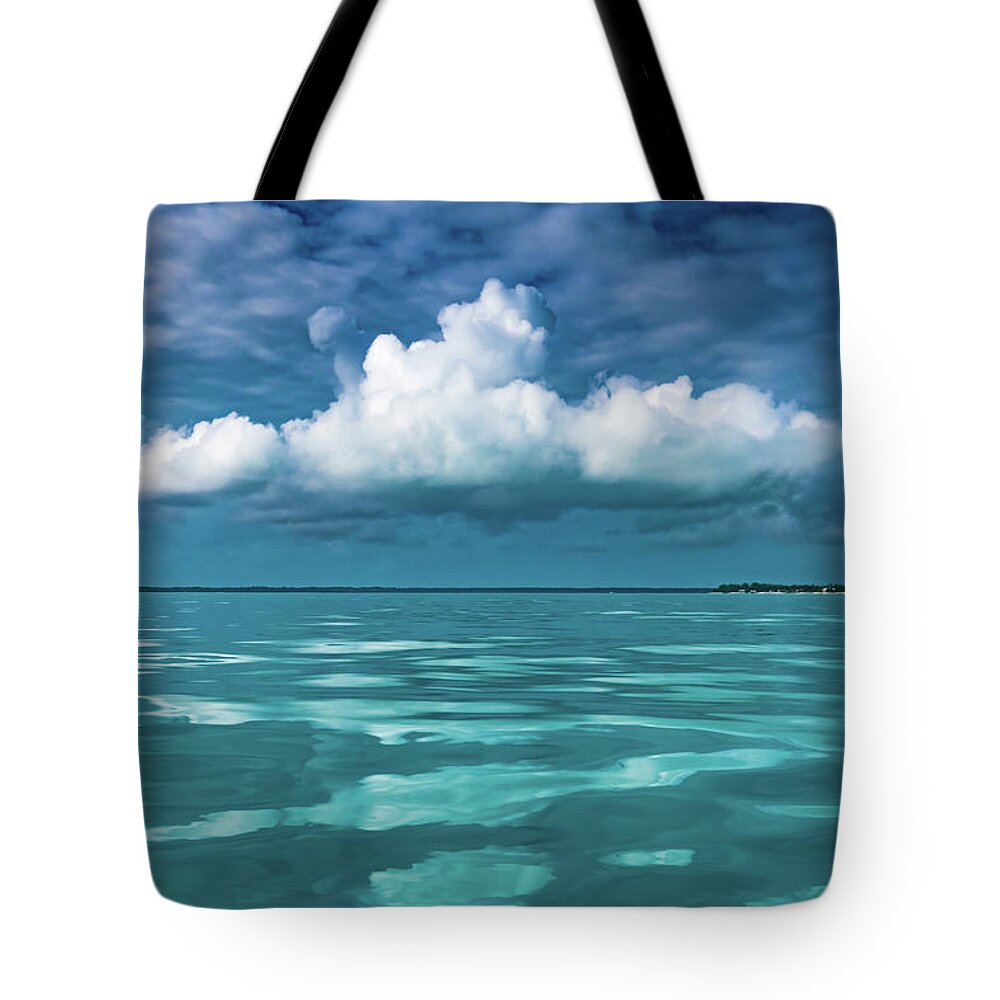 Bahamas Tote Bag featuring the photograph Seaside in the Abaco Islands by Sandra Foyt