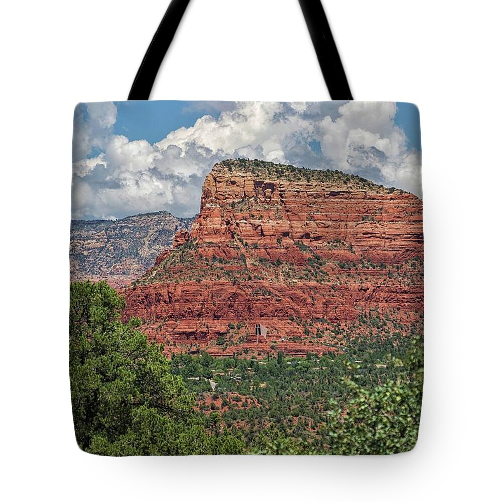 Arizona Tote Bag featuring the photograph Sedona Red Rocks 3 by Marisa Geraghty Photography