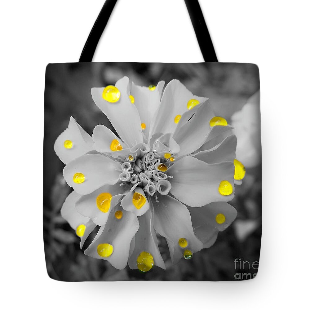 Marigold Tote Bag featuring the photograph Selective Color by Bob Mintie