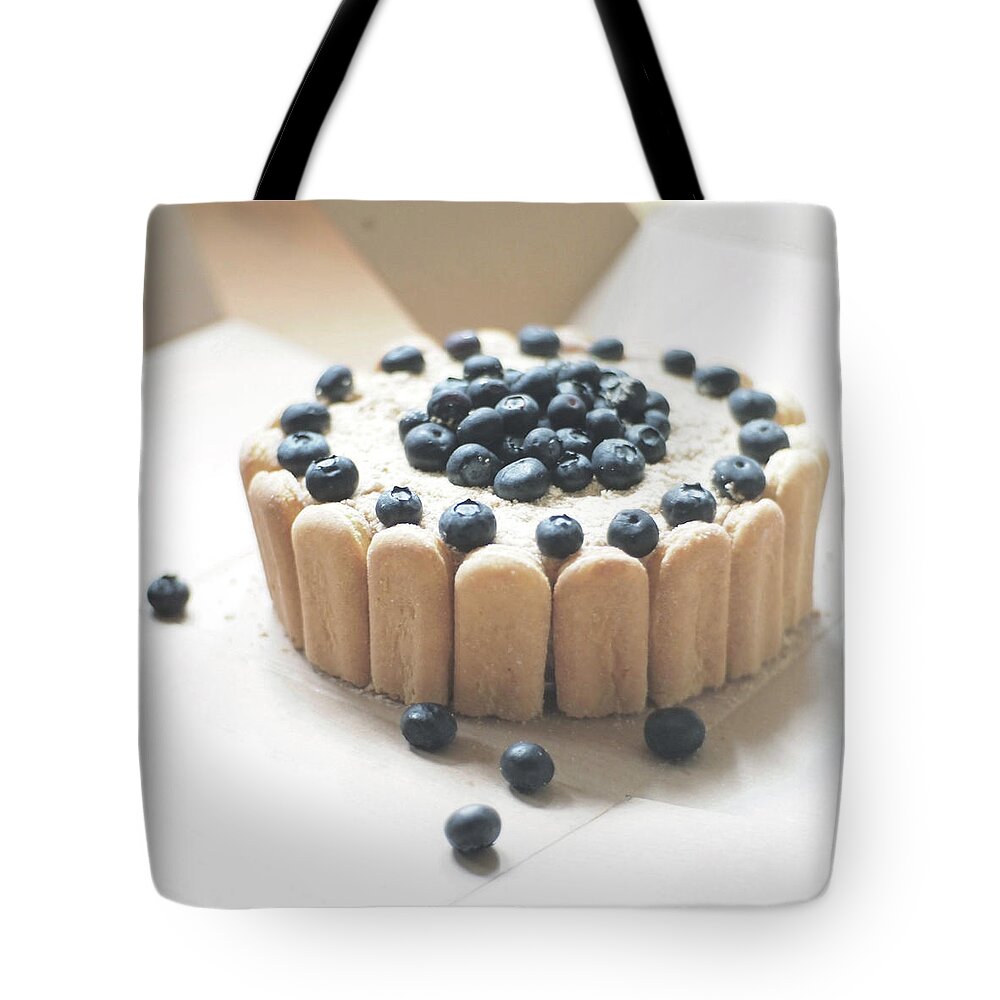 Temptation Tote Bag featuring the photograph Serradura Birthday Cake by Daisy*