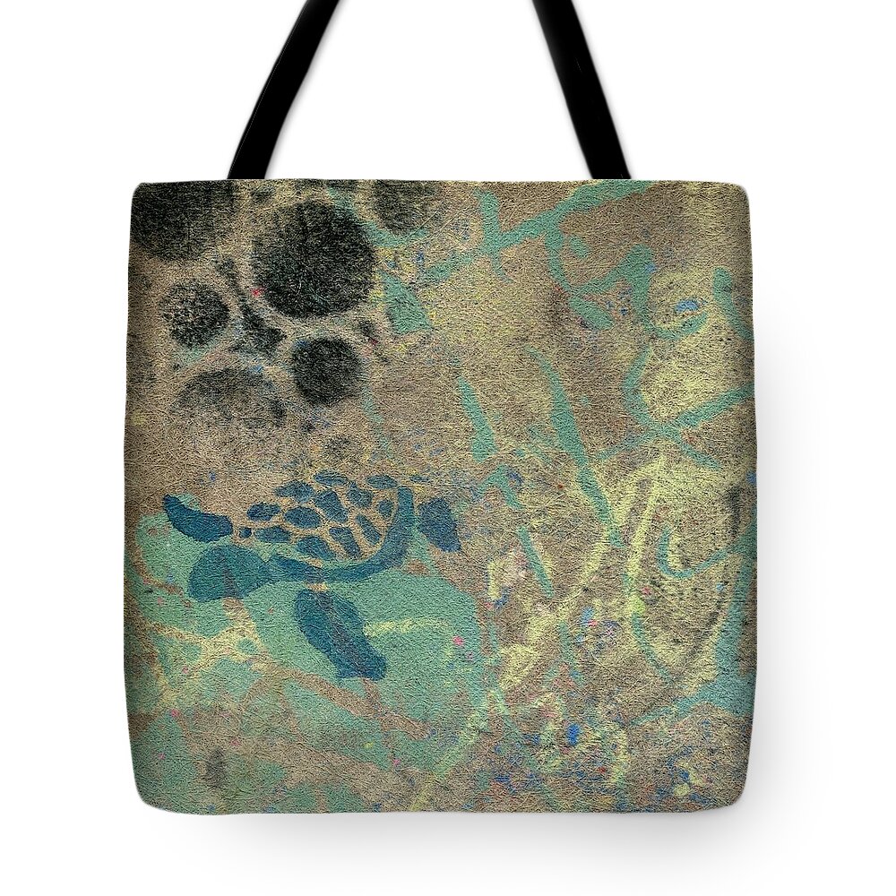  Tote Bag featuring the mixed media Setting Out by Susan Richards