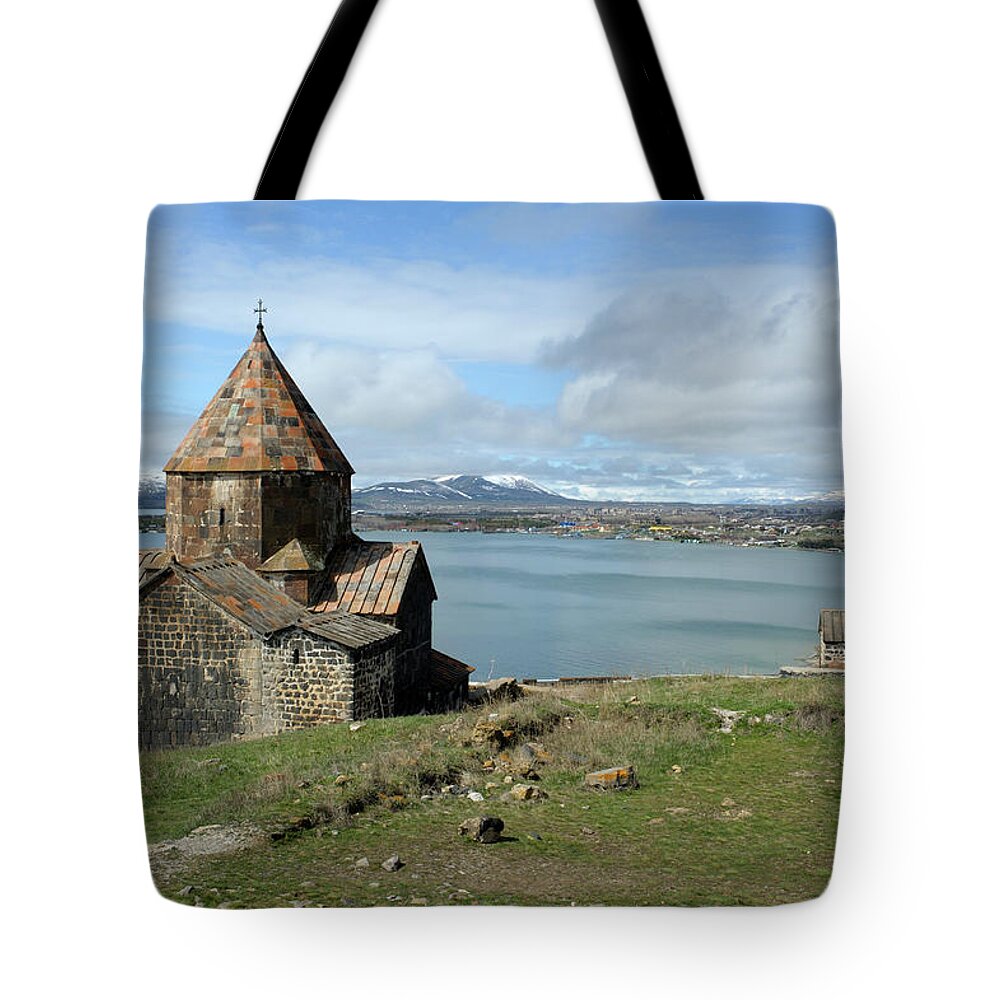 Monastery Tote Bag featuring the photograph Sevanavank Monastery, Armenia by Christophe cerisier
