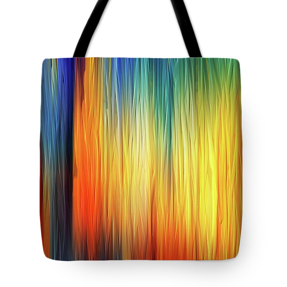 Four Seasons Tote Bag featuring the painting Shades Of Emotion by Lourry Legarde