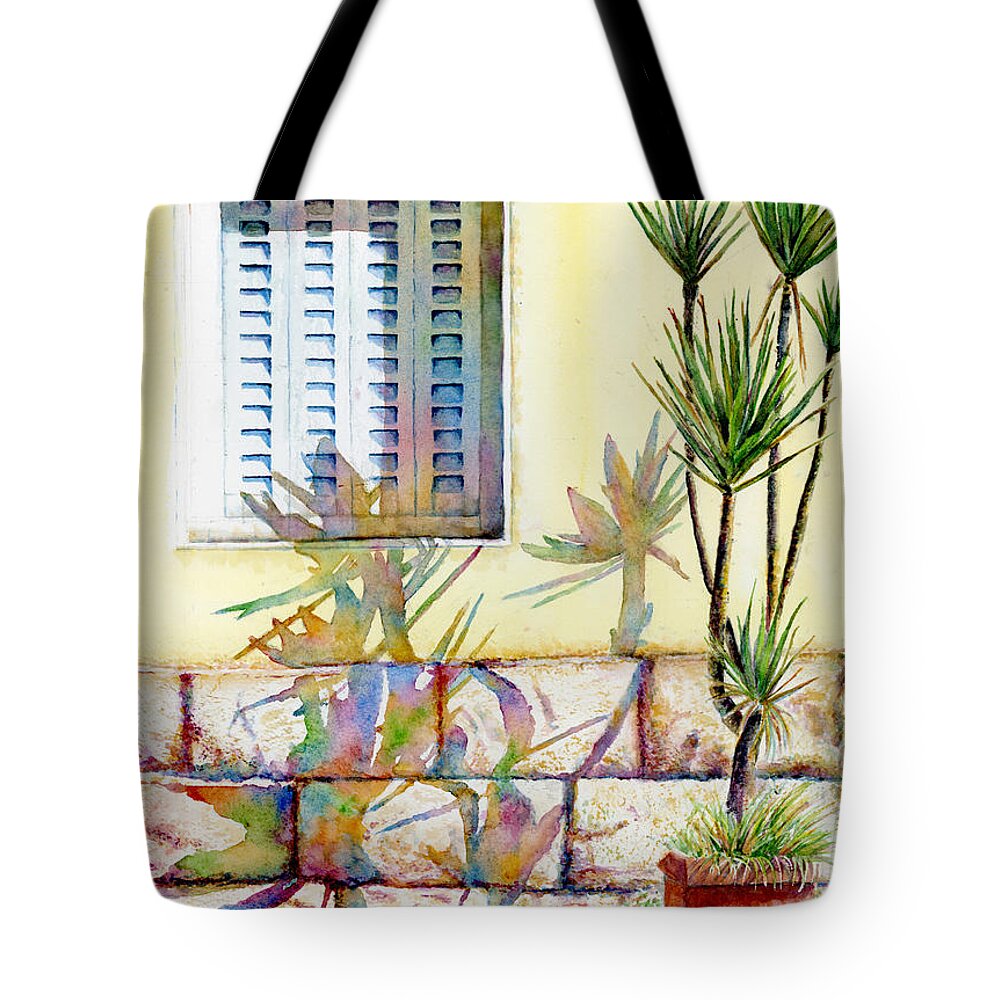 Shadows Tote Bag featuring the painting Shadows I by Wendy Keeney-Kennicutt