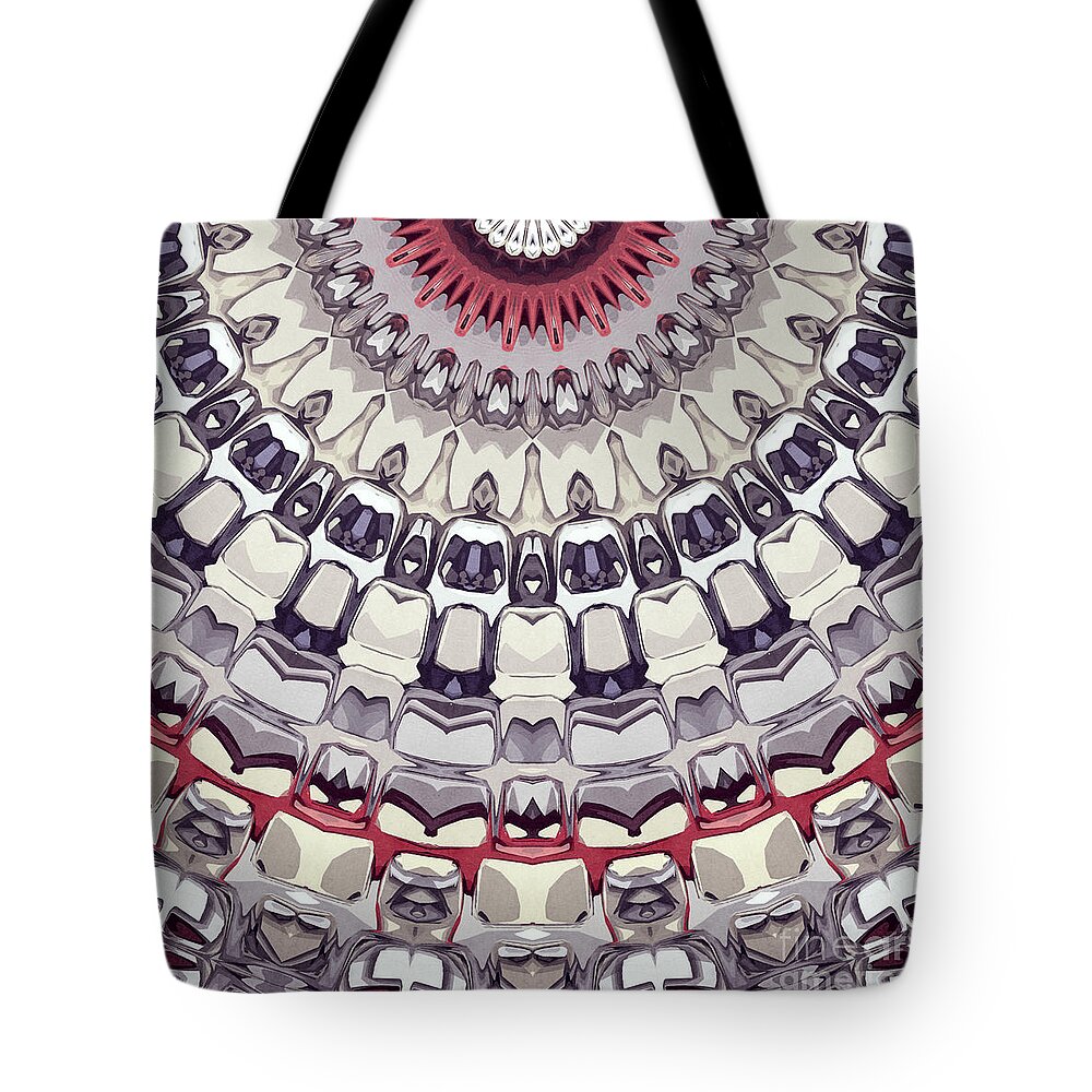Sun Tote Bag featuring the digital art Shape of The Sun by Phil Perkins