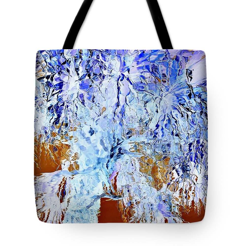 Surreal-nature-photos Tote Bag featuring the digital art Shimmy I.C. by John Hintz