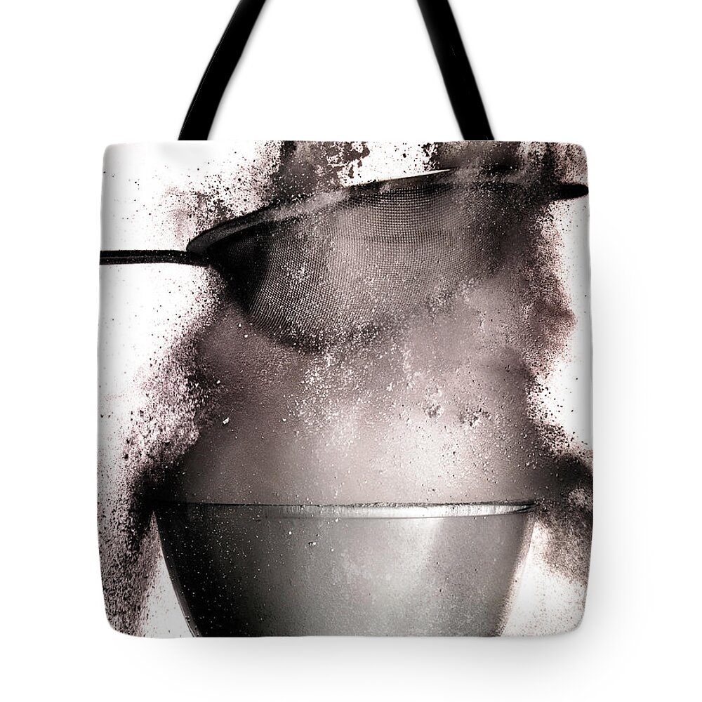 Sugar Tote Bag featuring the photograph Sieve by Andrew John Simpson
