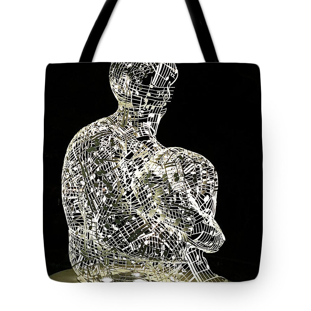 Silent Music Tote Bag featuring the photograph Silent Music by Patty Colabuono