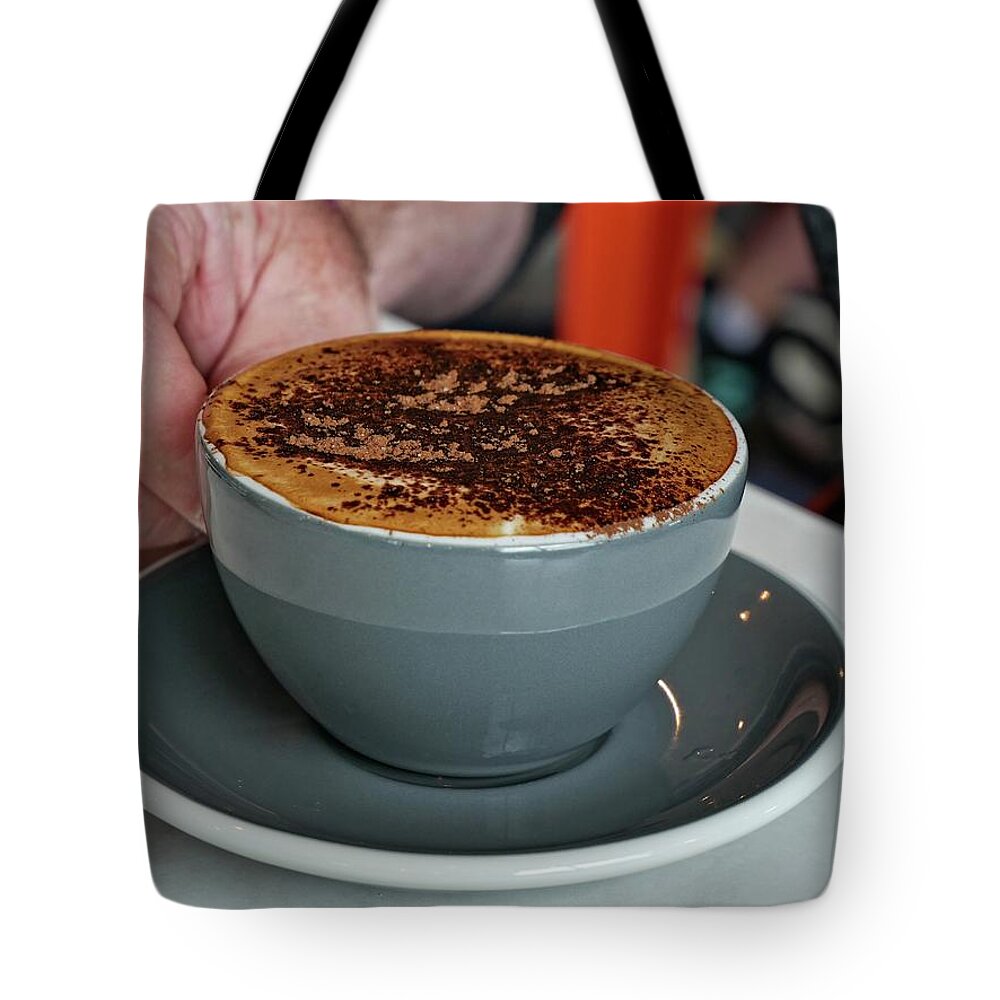 Coffee Tote Bag featuring the photograph Simply coffee by Martin Smith