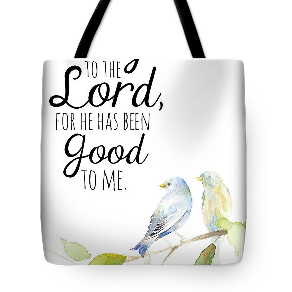 Sing Tote Bag featuring the mixed media Sing To The Lord by Lanie Loreth