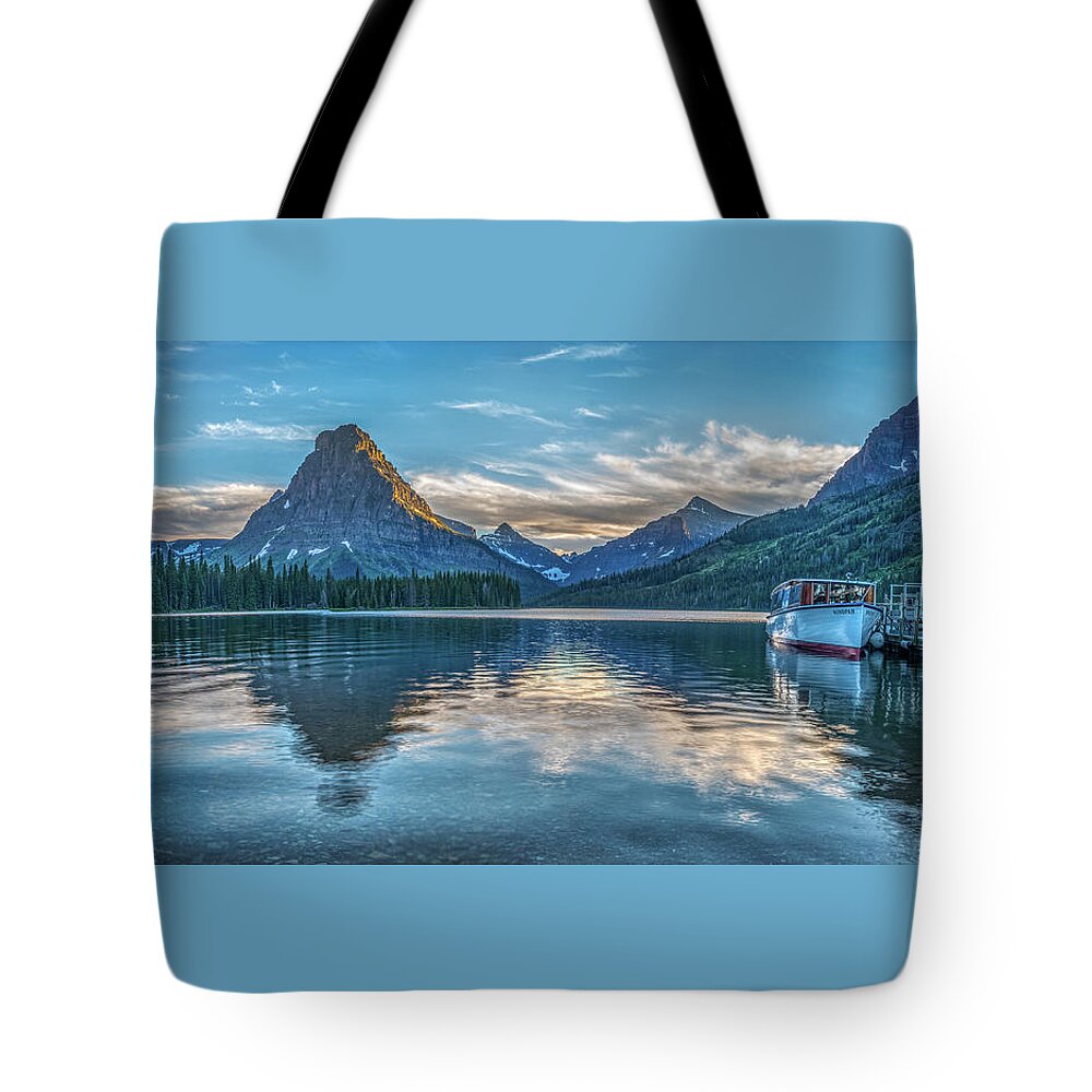Glacier National Park Tote Bag featuring the photograph Sinopah by Kenneth Everett
