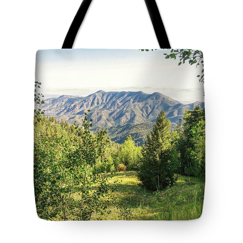 Mountains Tote Bag featuring the photograph Ski Valley, Mt.Lemmon by Elaine Malott