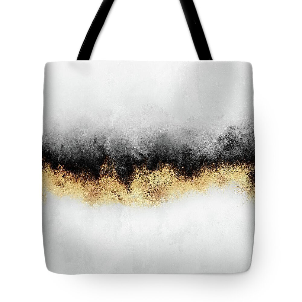 Abstract Tote Bag featuring the mixed media Sky 2 by Elisabeth Fredriksson
