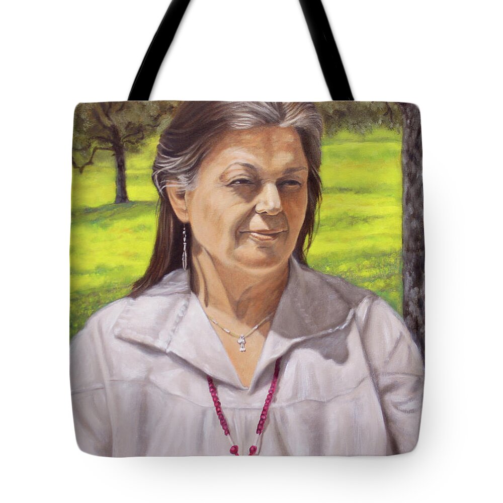 Portrait Tote Bag featuring the painting Sky by Todd Cooper