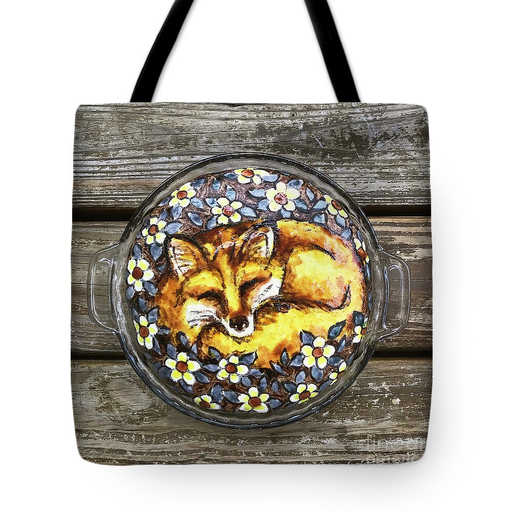Bread Tote Bag featuring the photograph Sleeping Fox Sourdough 1 by Amy E Fraser