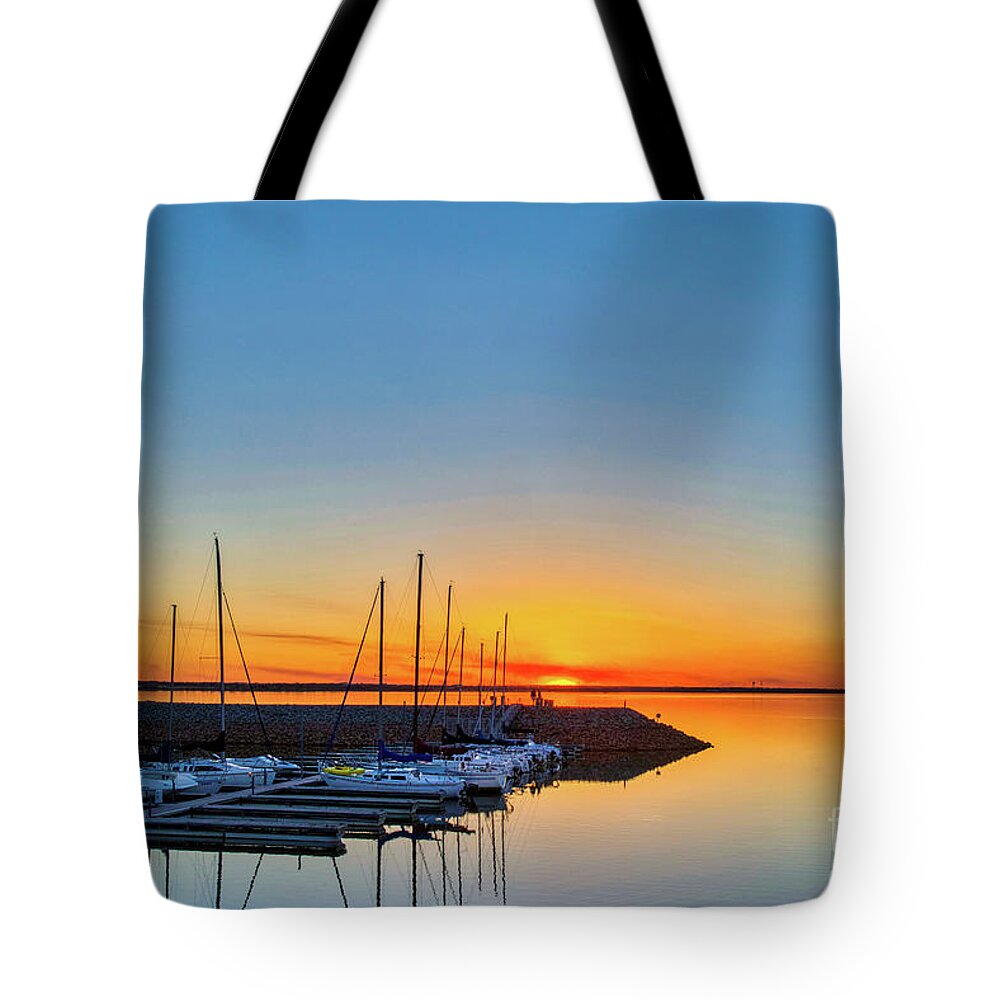 Reflections Tote Bag featuring the photograph Sleeping yachts by Paul Quinn