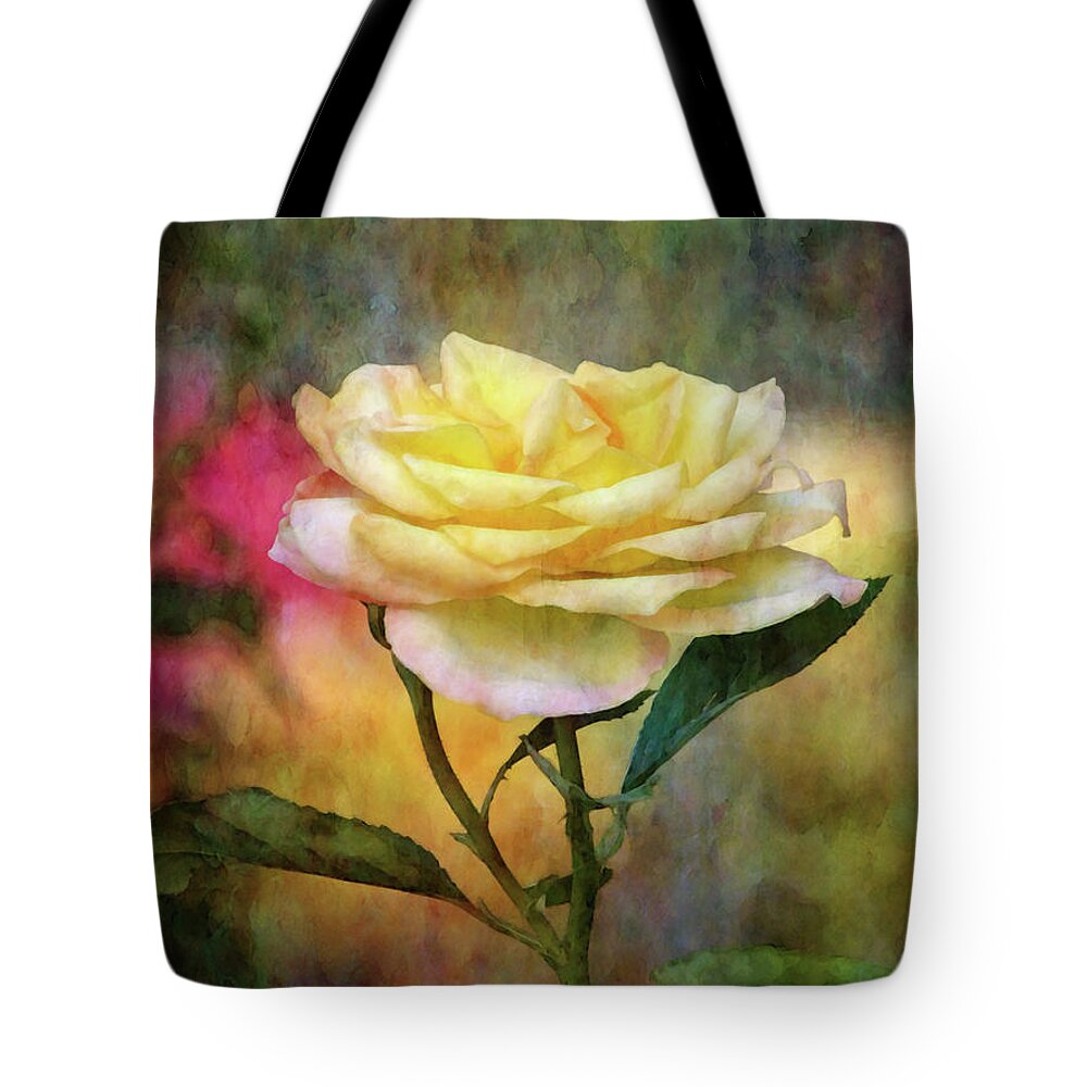 Impressionist Tote Bag featuring the photograph Slight Yellow 5570 IDP_2 by Steven Ward